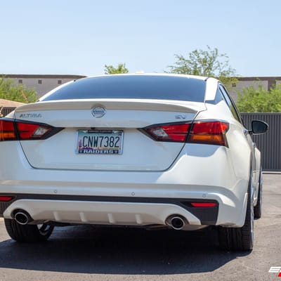 20 Inch Lexani Pegasus in chrome on a 2018 Nissan Altima