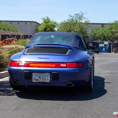 19 Inch Avant Garde M590 in Satin Silver on a 1997 Porsche 911 Carrera 993