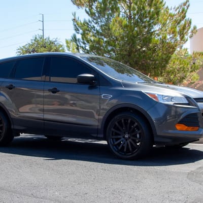 19 Inch MRR HR9 in Full Matte Black on a 2017 Ford Escape