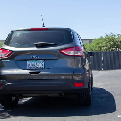 19 Inch MRR HR9 in Full Matte Black on a 2017 Ford Escape