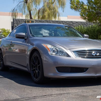 18 Inch Niche Essen in Matte Black on a 2008 Infiniti G37 Coupe