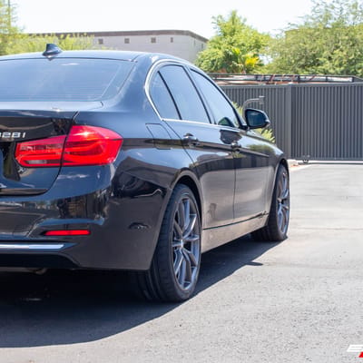 19 Inch Niche Rainier Matte Anthracite M239 on a 2016 BMW 3 Series
