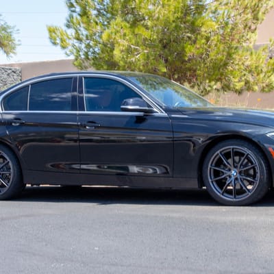 19 Inch Niche Rainier Matte Anthracite M239 on a 2016 BMW 3 Series