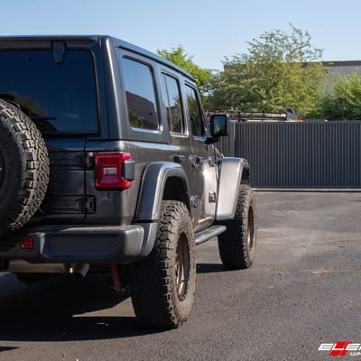 17 Inch Icon Alpha in Bronze on a 2018 Jeep Wrangler JL