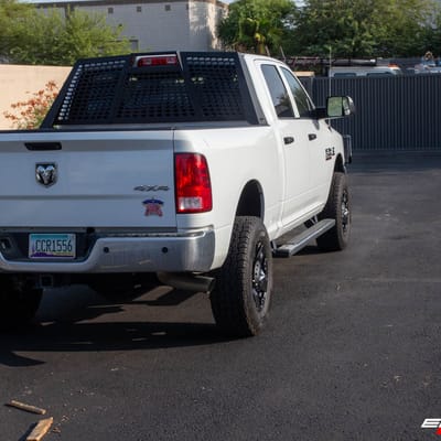 18 Inch XD Series XD775 Rockstar in Matte Black on a 2018 Dodge Ram 2500 HD