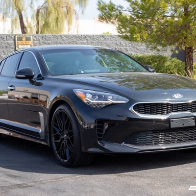20 Inch Niche Gamma in Matte Black M190 on a 2018 Kia Stinger AWD