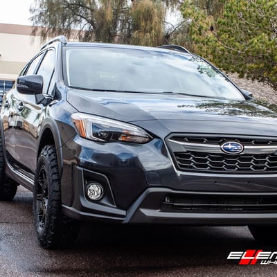 15 inch Method MR502 VT-Spec All Matte Black on 2019 Subaru Crosstrek