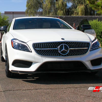 20 inch Rohana RF1 Matte Black on 2017 Mercedes Benz CLS550
