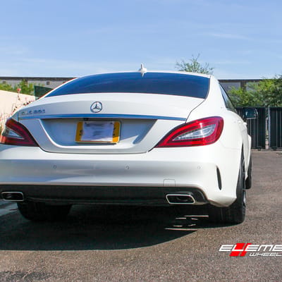 20 inch Rohana RF1 Matte Black on 2017 Mercedes Benz CLS550