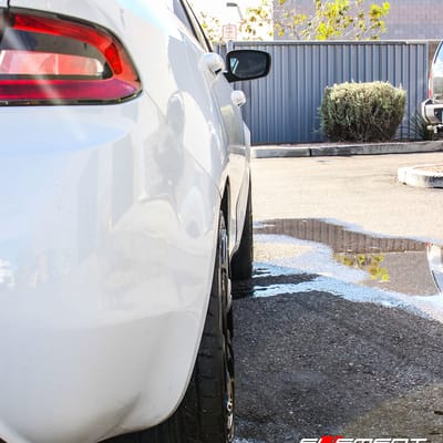18 inch Lexani Swift-5 Gloss Black on 2015 Dodge Dart