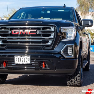 22 inch Fuel Off-road Maverick Matte Black w/ Milled Accent on 2020 GMC Sierra 1500 AT4