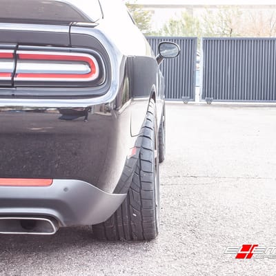 17 inch Fuel Zephyr Matte Black on 2018 Toyota Tacoma w/ 3 inch Lift