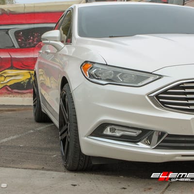 20x9 Verde Parallax Gloss Black on 2017 Ford Fusion
