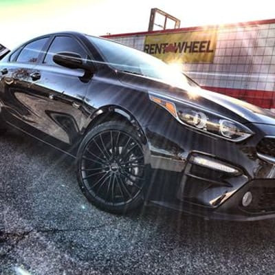 NS NS1606 Gloss Black on a Kia Forte