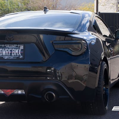 18 Inch Staggered ESR CS15 Gloss Black W/Lip On A 2017 Toyota 86