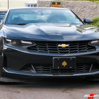 20 inch KMC KM711 Prism Satin Black on 2019 Chevrolet Camaro