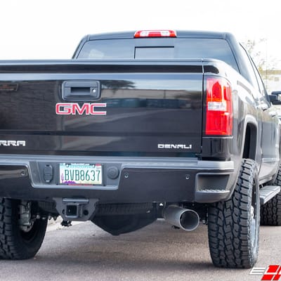 20 inch Fuel Offroad Cleaver Chrome w/ Gloss Black Lip (Multi Piece) D240 on 2019 GMC Sierra 2500 Denali HD