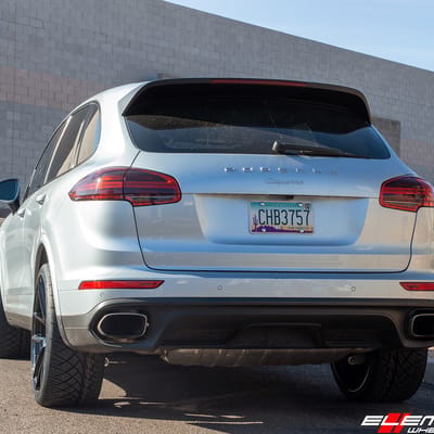 22 inch Ace Alloy AFF02 Gloss Black on 2018 Porsche Cayenne