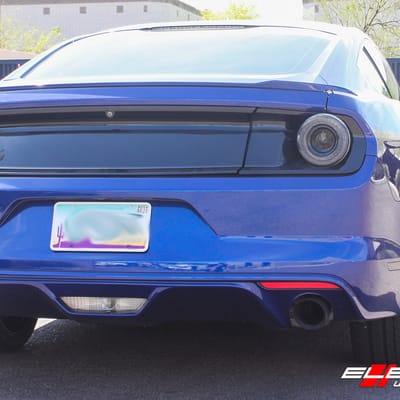 20 inch American Racing AR932 Splitter Satin Black on 2018 Mustang GT Base