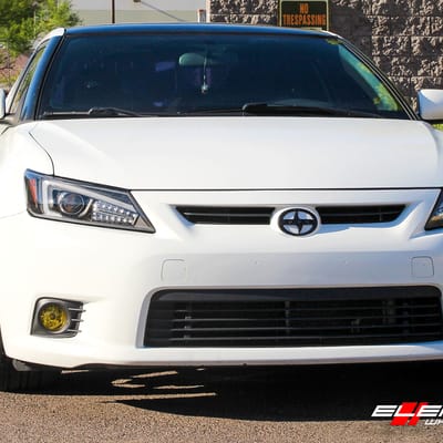 18 inch Konig UltraForm Graphite on 2013 Scion TC