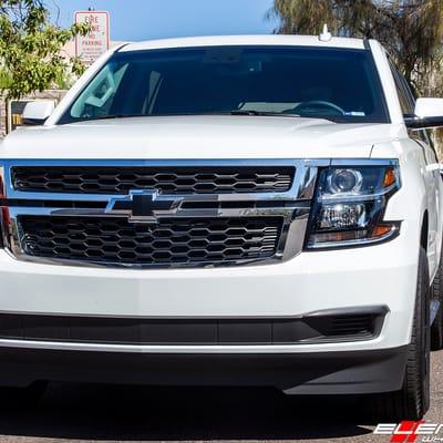 18 inch V-Rock VR8 Extractor Gloss Black on 2019 Chevrolet Tahoe