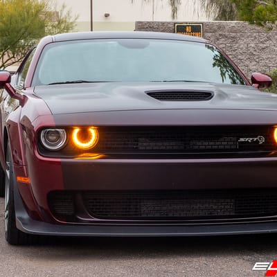 20 inch Variant Xenon Satin Gunmetal on 2018 Dodge Challenger Hellcat Widebody