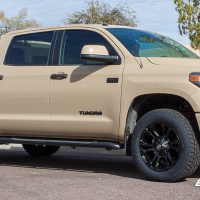 20 inch Fuel Off-Road Hostage Matte Black D531 on 2016 Toyota Tundra 2WD/4WD (Stock Height)