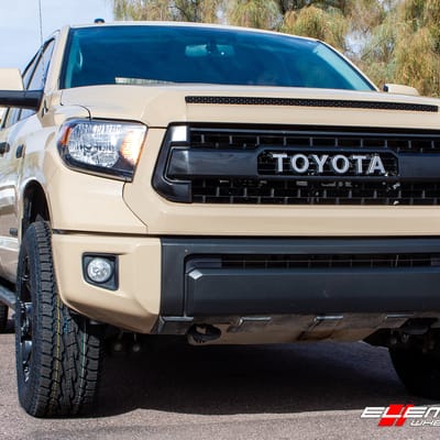 20 inch Fuel Off-Road Hostage Matte Black D531 on 2016 Toyota Tundra 2WD/4WD (Stock Height)