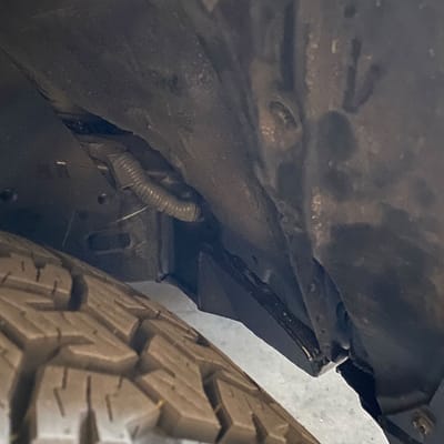 17 inch ICON Compression Bronze on a Lifted 2021 Toyota Tacoma TRD