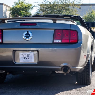 17 inch Motegi MR131 Matte Bronze on 2005 Ford Mustang GT