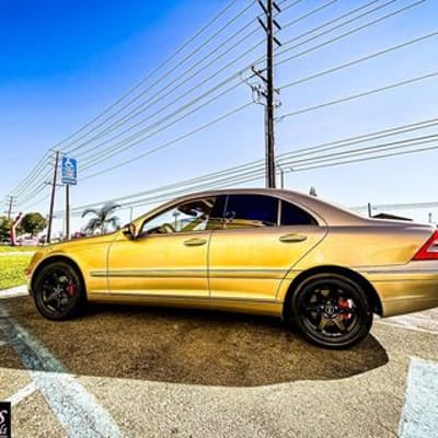 NS NS1507 Matte Black on a Mercedes Benz C320