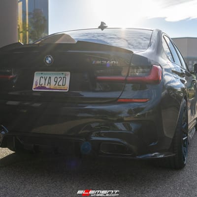 Staggered 20 Inch Variant Radon in Gloss Piano Black on a 2020 BMW M340i
