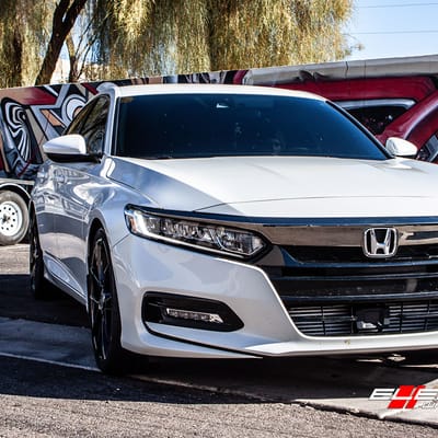 20 inch Lexani Stuttgart Full Gloss Black on 2018 Honda Accord Sedan