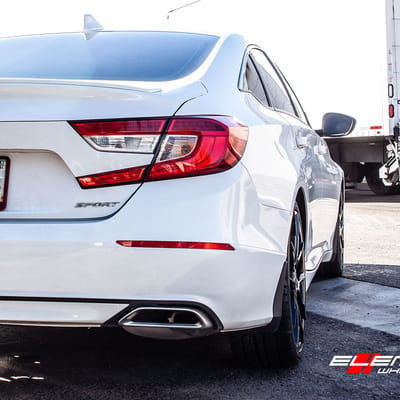 20 inch Lexani Stuttgart Full Gloss Black on 2018 Honda Accord Sedan