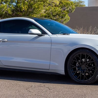 20 inch TSW Sebring Matte Black on 2017 Ford Mustang V6