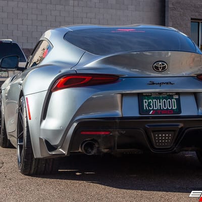 19 inch Variant Xenon Satin Black on 2020 Toyota Supra