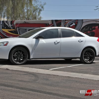 17x7 Big Bang Sport BSP31 Satin Black on Pontiac G6 w/ Specs