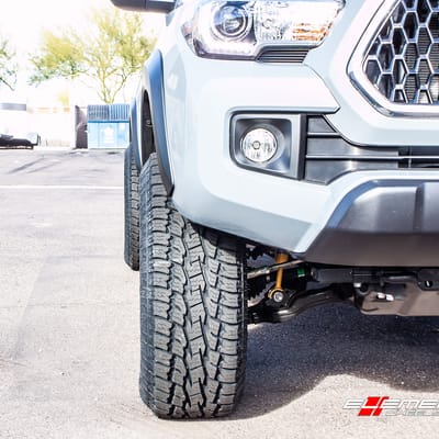 17 inch Fuel Zephyr Matte Black on 2018 Toyota Tacoma w/ 3 inch Lift