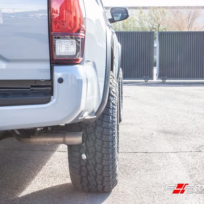 17 inch Fuel Zephyr Matte Black on 2018 Toyota Tacoma w/ 3 inch Lift
