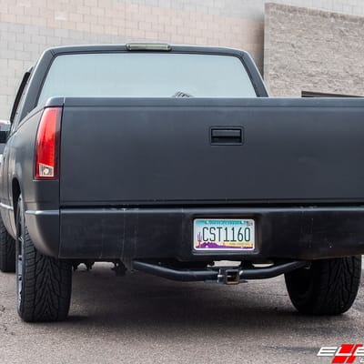 20 inch American Racing AR933 Intake Gloss Black on 1994 GMC C1500