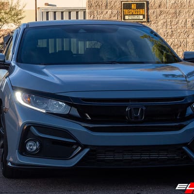 18 inch Niche Essen Matte Black on 2020 Honda Civic Hatchback