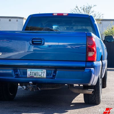 22 inch Silverado SS Replica  Wheel All Matte Black V1130B on 2003 Chevrolet Silverado SS AWD