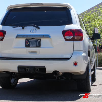 22 inch Ferrada FT3 Machine Silver on 2019 Toyota Sequoia