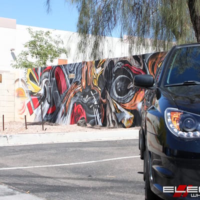 18x8.5 MRR VP5 Matte Graphite on 2007 Subaru Impreza w/ Specs