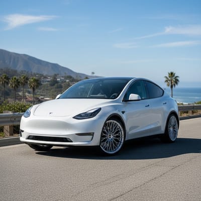 Tesla Model Y Element Forged ME-1 Gloss Silver