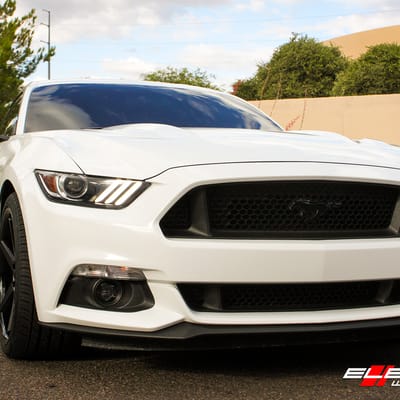 20 inch Ferrada FR3 Matte Black w/ Gloss Black Lip on 2017 Ford Mustang w/ 6 Piston Brakes