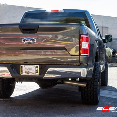 20 inch Fuel Off-Road Vandal Gloss Black Milled D627 on 2018 Ford F-150-XLT (Leveled)