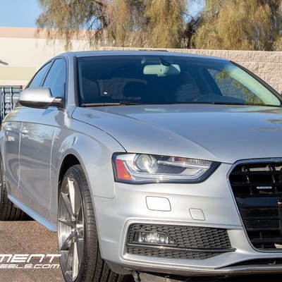 20 Inch Variant Argon In Brushed Titanium on a 2016 Audi A4 Quattro
