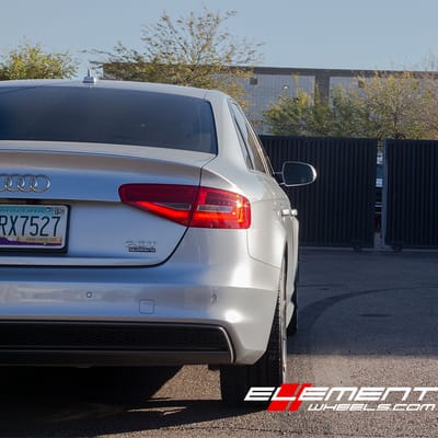 20 Inch Variant Argon In Brushed Titanium on a 2016 Audi A4 Quattro