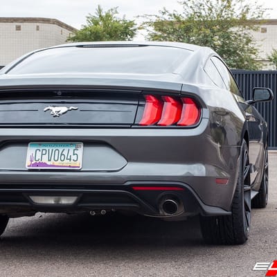19 inch Niche Essen Matte Black on 2018 Ford Mustang Ecoboost